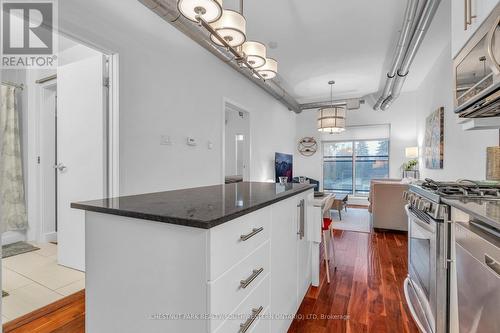 302 - 15 Devitt Avenue S, Waterloo, ON - Indoor Photo Showing Kitchen With Upgraded Kitchen