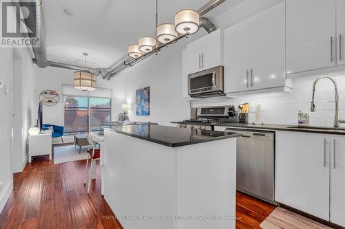 302 - 15 Devitt Avenue S, Waterloo, ON - Indoor Photo Showing Kitchen With Upgraded Kitchen