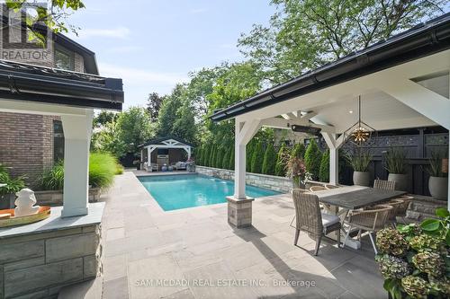 1117 Fleet Street, Mississauga, ON - Outdoor With In Ground Pool With Deck Patio Veranda