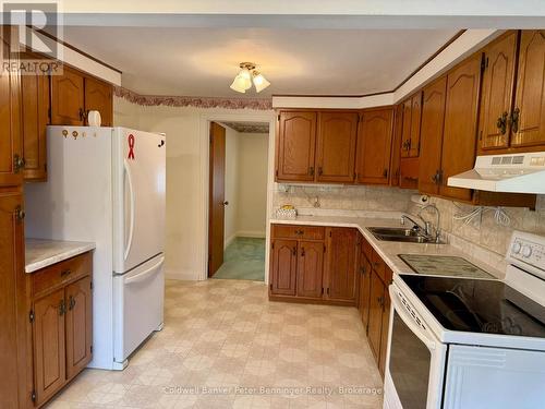 Kitchen - 121 Hinks Street, Brockton, ON - Indoor Photo Showing Kitchen With Double Sink