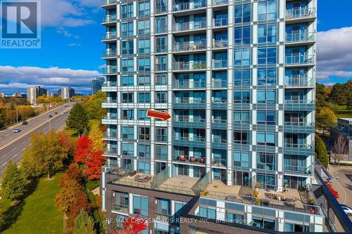 601 - 18 Graydon Hall Drive, Toronto, ON - Outdoor With Balcony With Facade
