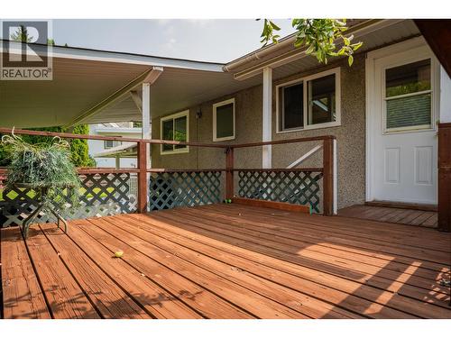 3725 Dogwood Drive, Trail, BC - Outdoor With Deck Patio Veranda With Exterior