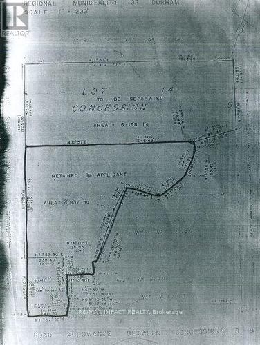 Survey Outline - 272 Raglan Road W, Oshawa, ON - 