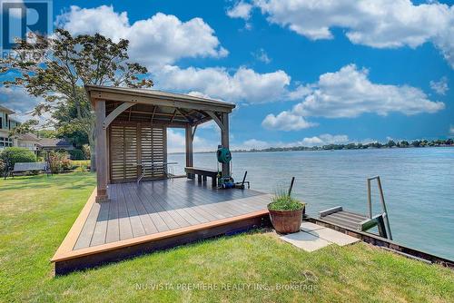 3943 Seaway Road, St. Clair, ON - Outdoor With Body Of Water With Deck Patio Veranda With View