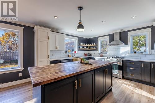129 Seal Cove Road, Conception Bay South, NL - Indoor Photo Showing Kitchen With Upgraded Kitchen