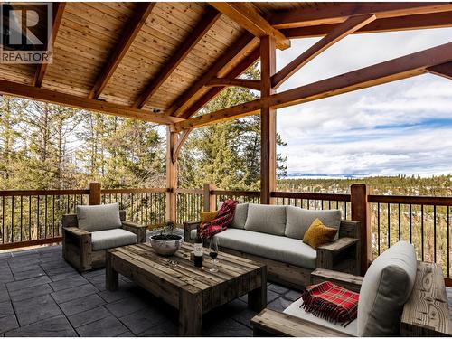 Virtually Staged - 2600 Wycliffe Park Road, Cranbrook, BC - Outdoor With Balcony With Deck Patio Veranda With Exterior