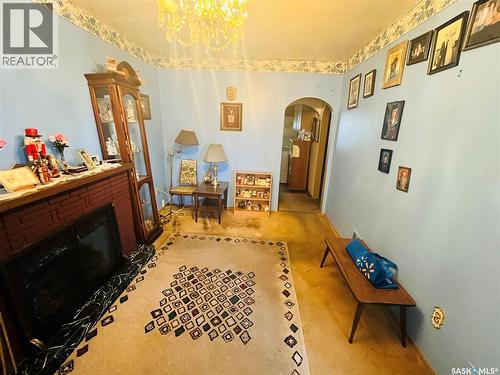1418 Robinson Street, Regina, SK - Indoor Photo Showing Other Room With Fireplace