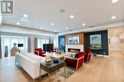 1 Doncaster Avenue, London North (North J), ON - Indoor Photo Showing Living Room With Fireplace