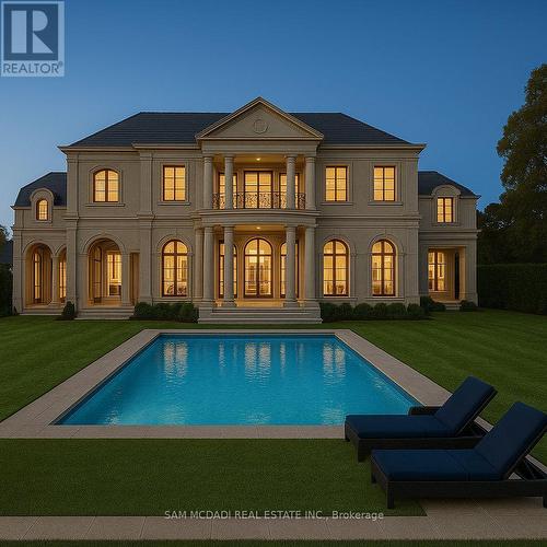 415 Country Club Crescent, Mississauga, ON - Outdoor With In Ground Pool