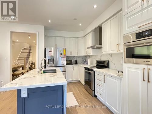 Upper - 1263 Sim Place, Milton, ON - Indoor Photo Showing Kitchen With Stainless Steel Kitchen With Double Sink