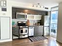 1038 - 68 Abell Street, Toronto, ON  - Indoor Photo Showing Kitchen With Stainless Steel Kitchen 
