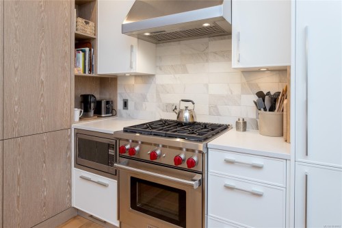 203-1201 Fort St, Victoria, BC - Indoor Photo Showing Kitchen