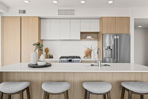 404-2780 Olalla Road, West Kelowna, BC - Indoor Photo Showing Kitchen With Double Sink With Upgraded Kitchen