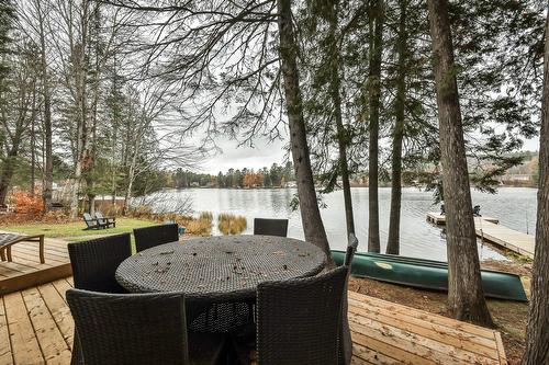 Terrasse - 129 Ch. Laporte, Val-Des-Bois, QC - Outdoor With Body Of Water