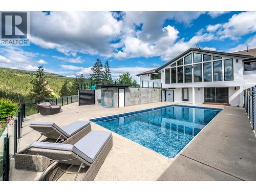 21815 Garnet Valley Road, Summerland, BC - Outdoor With In Ground Pool With Deck Patio Veranda
