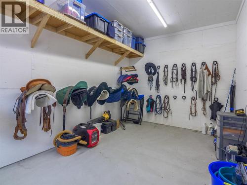 21815 Garnet Valley Road, Summerland, BC - Indoor Photo Showing Garage