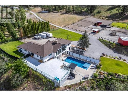 21815 Garnet Valley Road, Summerland, BC - Outdoor With In Ground Pool With Deck Patio Veranda With View