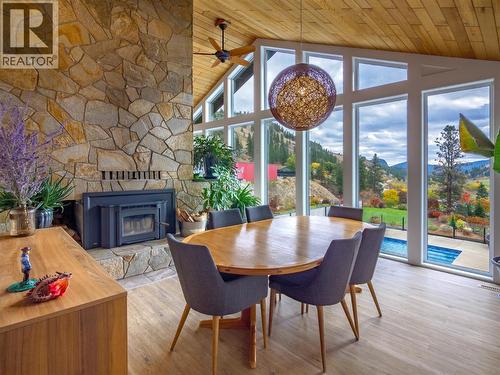 21815 Garnet Valley Road, Summerland, BC - Indoor With Fireplace