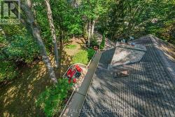 Aerial image of spacious front yard - 