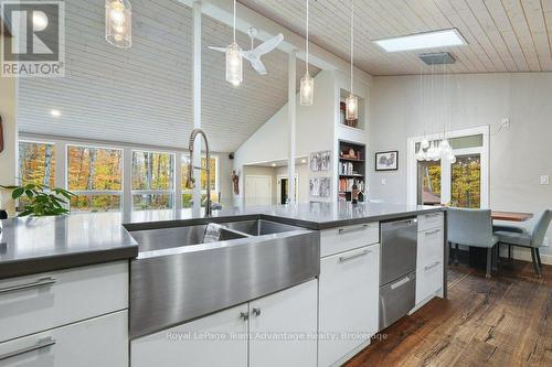Bright Kitchen View - 34 Beechwood Lane, Seguin, ON - Indoor Photo Showing Kitchen With Double Sink