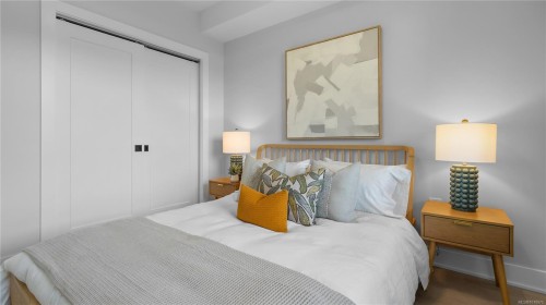 614-1371 Goldstream Ave, Langford, BC - Indoor Photo Showing Bedroom