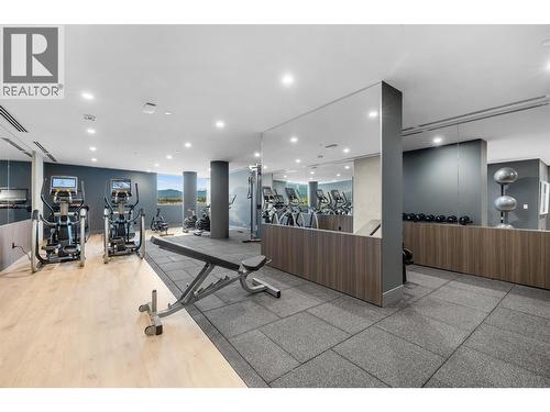 Gym - 3340 Lakeshore Road Unit# 706, Kelowna, BC - Indoor Photo Showing Gym Room