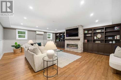 739 Masson Street, Oshawa (Centennial), ON - Indoor Photo Showing Living Room With Fireplace