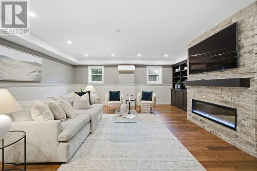 739 Masson Street, Oshawa (Centennial), ON - Indoor Photo Showing Living Room With Fireplace