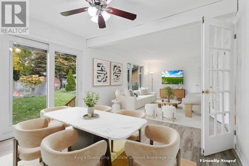 DR & LR Virtually Staged - 142 Lynbrook Drive, Hamilton, ON - Indoor Photo Showing Dining Room