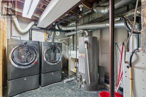 Basement Laundry Room - 142 Lynbrook Drive, Hamilton, ON - Indoor Photo Showing Laundry Room