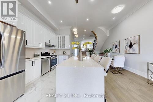 17 Malta Street, Toronto, ON - Indoor Photo Showing Kitchen With Stainless Steel Kitchen