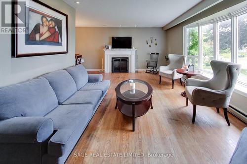 6 Dunsinane Drive, Markham, ON - Indoor Photo Showing Living Room With Fireplace