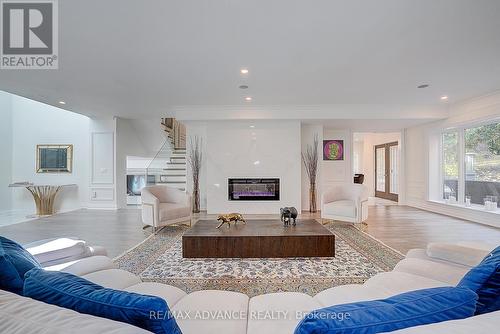 32 Brookfield Road, Toronto, ON - Indoor Photo Showing Living Room With Fireplace