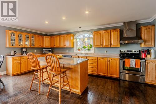16-22 Bacon Cove Road, Conception Harbour, NL - Indoor Photo Showing Kitchen With Double Sink