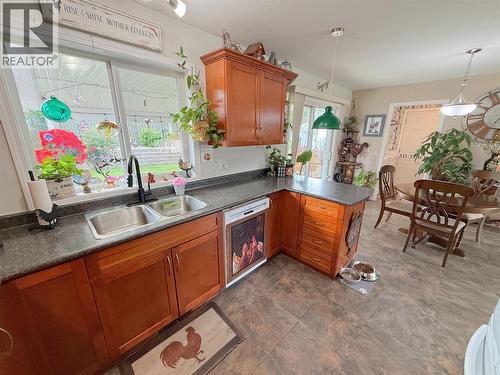 8 Eagle Crescent, Princeton, BC - Indoor Photo Showing Kitchen With Double Sink