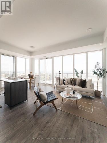 1205 - 220 Missinnihe Way, Mississauga, ON - Indoor Photo Showing Living Room