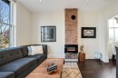 1141 Fort St, Victoria, BC  - Indoor Photo Showing Living Room With Fireplace 