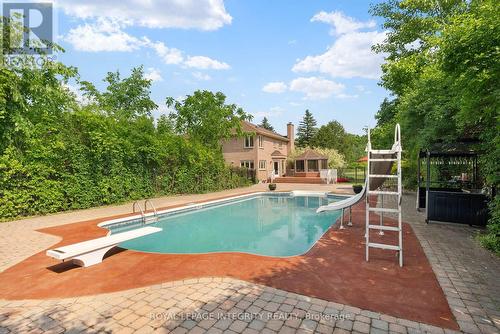 22 Marchbrook Circle, Ottawa, ON - Outdoor With In Ground Pool