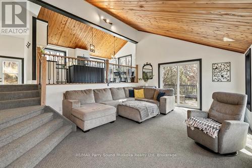 Living room access to deck - 336 Clear Lake Road, Seguin, ON - Indoor Photo Showing Other Room