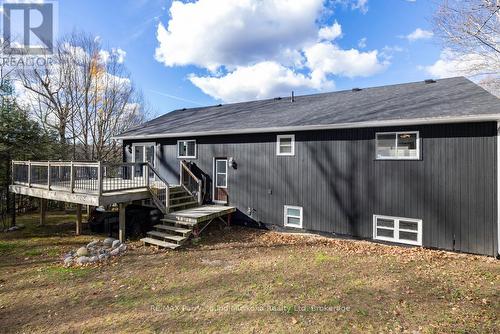 Private sundeck, Rear yard - 336 Clear Lake Road, Seguin, ON - Outdoor With Deck Patio Veranda