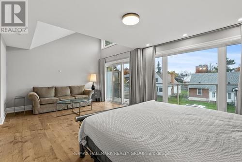 Lounge area in PRIMARY BEDROOM. - 217 Belford Crescent, Ottawa, ON - Indoor Photo Showing Bedroom