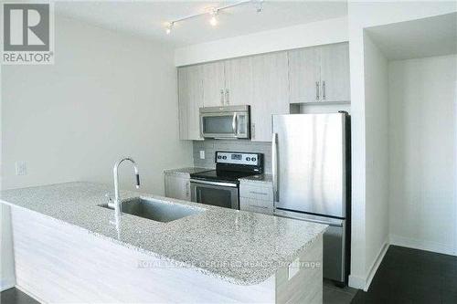 1103 - 4099 Brickstone Mews, Mississauga, ON - Indoor Photo Showing Kitchen With Stainless Steel Kitchen With Upgraded Kitchen