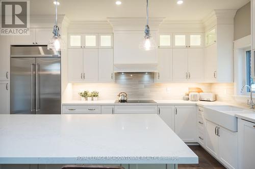 29 Barton Street, Milton, ON - Indoor Photo Showing Kitchen With Double Sink With Upgraded Kitchen