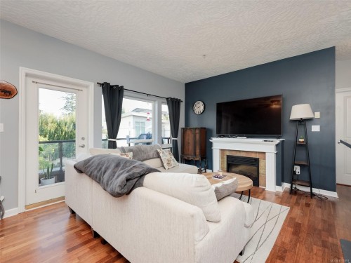 308-2747 Jacklin Rd, Langford, BC - Indoor Photo Showing Living Room With Fireplace