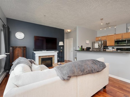 308-2747 Jacklin Rd, Langford, BC - Indoor With Fireplace