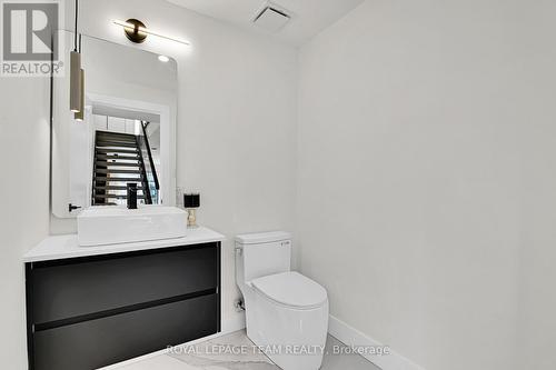 partial bathroom , main floor - 826 Alpine Avenue, Ottawa, ON - Indoor Photo Showing Bathroom