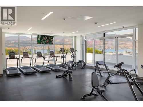 1626 Water Street Unit# 1206, Kelowna, BC - Indoor Photo Showing Gym Room