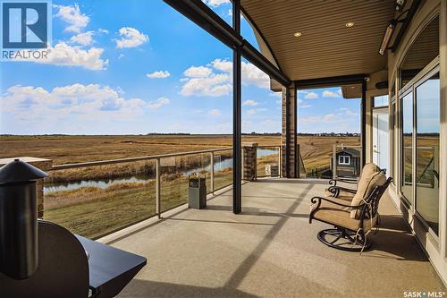 8099 Wascana Gardens Crescent, Regina, SK - Outdoor With Deck Patio Veranda With View With Exterior