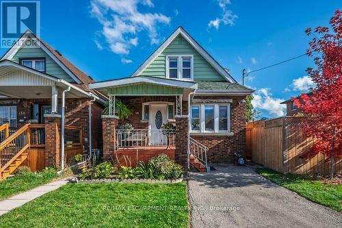 128 Crosthwaite Avenue N, Hamilton, ON - Outdoor With Deck Patio Veranda With Facade