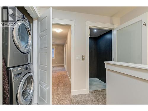 Top Floor Laundry - 3359 Cougar Road Unit# 42, West Kelowna, BC - Indoor Photo Showing Laundry Room